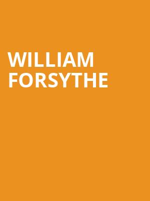William Forsythe at Sadlers Wells Theatre